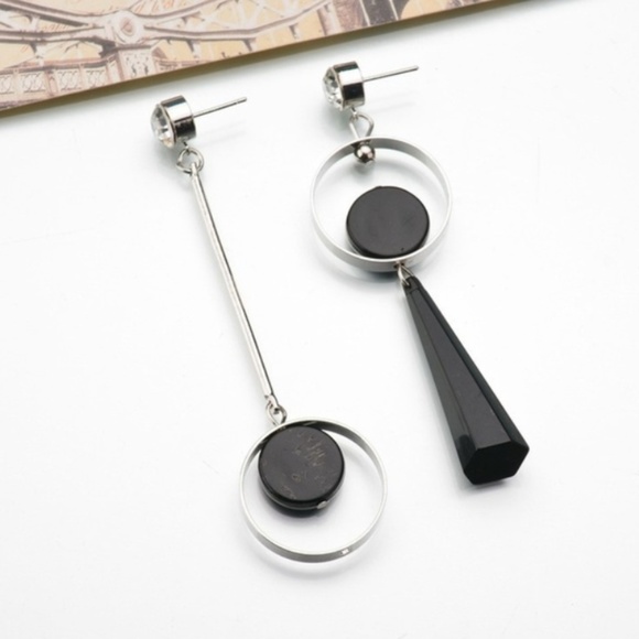 Jewelry - Asymmetrical Drop Earrings